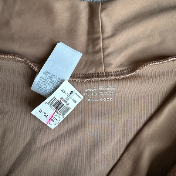 Aerie crossover Tan Bikini Bottom - Picture 3 of 5